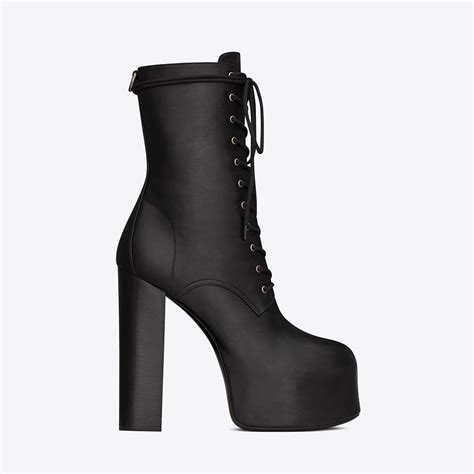 ysl boot|YSL platform boots.